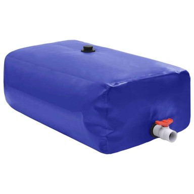Spremnik za vodu, sklopivi, PVC, 360 l, plava
