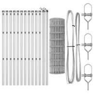 Euro ograda s 13 postova 0. 6x25 m, cinkovana čelika