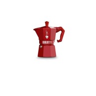 BIALETTI Moka za kavu Moka Exclusive aluminij 3 šalice, crvena
