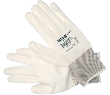 YATO Radne rukavice YT-7470, najlon i PU, bijela