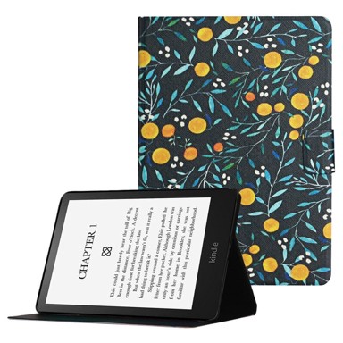 GS preklopna futrola za Amazon Kindle paperwhite V/5 2021, voće, žuta
