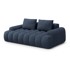 COSMOPOLITAN DESIGN Tamno plava sofa 200 cm Linz, 200x100x84 cm