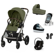 CYBEX Dječja kolica Balios S Lux set L – mahovina zelena