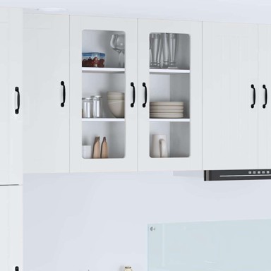 Zidni kuhinjski ormarić 80 x 31 x 80 cm, visoki sjaj bijeli