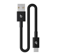 BEATS Kabel USB-A u USB-C opleteni 20 cm, crna