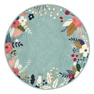 MILA HOME Periv/pogodan za robotski usisavač okrugli tepih ø 100 cm Comfort 