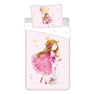 JERRY FABRICS Pamučna dječja posteljina Fairy 140x200 cm, roza