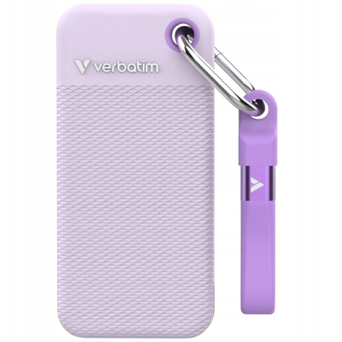VERBATIM Vanjski SSD Pocket SSD, 1 TB, M.2, USB-C 3.2 Gen 2, ljubičasta