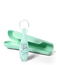 BABYONO Silikonska žlica s kutijicom, mente