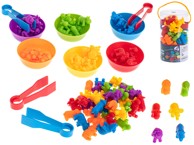 Montessori edukativni set za učenje brojanja, safari životinje, 36 komada