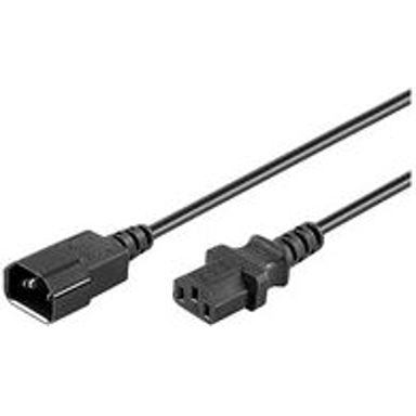 ACT Kabel za napajanje AK5029, C13-C14, 0,6 m, crna