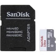 SANDISK Memorijska kartica Ultra, MicroSDXC, 64GB, 100MB/s, SD adapter