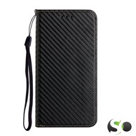 XIEKE Preklopna karbonska futrola za iPhone 16 Crna