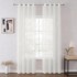 NIKCORP Voile zavjese, 2 kom, 140 x 215 cm, bijele