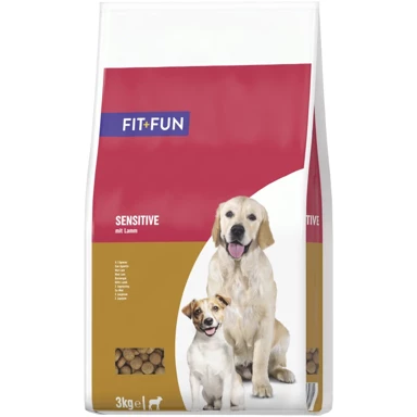 FIT+FUN Hrana za pse Adult Sensitive janjetina, 3 kg