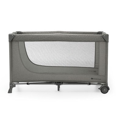 KINDERKRAFT Putni krevetić 2u1 Joy 2, tamno siva