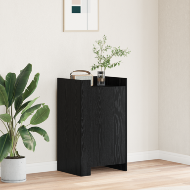 Sideboard, 45x35x75 cm, konstruirano drvo, crni hrast