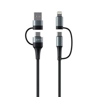 HAVIT Kabel za punjenje 4-u-1, 1m, USB/USB-C na USB-C/Lightning