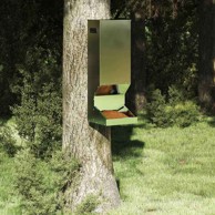 Hranilica za jelene, srebrna