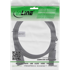 INLINE Kabel za napajanje 16551, IEC C14-C5, 1 m, crna