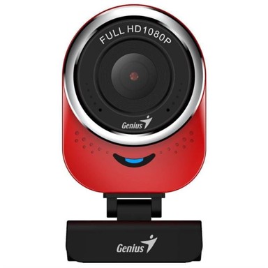 GENIUS Web kamera qCam 6000, Full HD, crvena