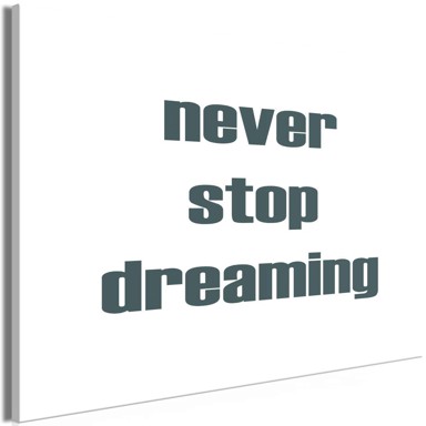 Slika Never Stop Dreaming Wide 90x60