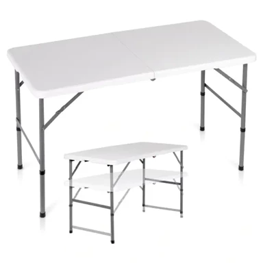 VILDE Sklopivi catering stol 2u1 120 x 60 cm, podesiva visina 49/73,5 cm