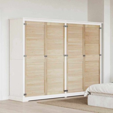 Vrata ormara, 170 x 59,5 x 2,1 cm, masivna borovina, smeđa, 4 komada