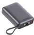 SWISSTEN Power bank, 20000 mAh, 45 W, integrirani USB-C kabel, Space Silver