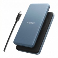 SPIGEN Magsafe Powerbank 5000 mAh 22,5 W Qi2, plavi
