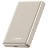 CANYON Powerbank OnPower 510 Slim Magsafe, 10. 000 mAh, PD20W, bež, CNS-CPB510BE