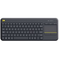 LOGITECH Tipkovnica K400 Plus, crna, s touchpadom
