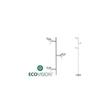 ECOVISION LED podna svjetiljka sa 3 akrilna sjenila, 3×5W, 3000K