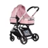 CHIPOLINO Kolica Euphoria 3u1, powder pink
