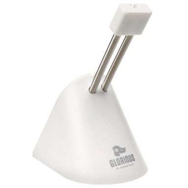 GLORIOUS Držač kabela Mouse Bungee, bijeli, plastika i metal