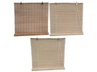 Rolo zavjesa od bambusa 90x200 cm, drvena šipka