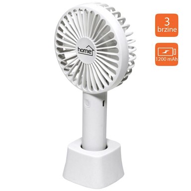 HOME Ručni/stolni ventilator Hf 9, bijela