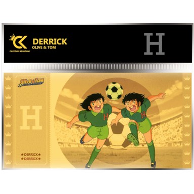 GOLDEN TICKET Kolekcionarska kartica Captain Tsubasa Derrick