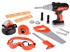 Dječji set alata u koferu, sivo-narančasti
