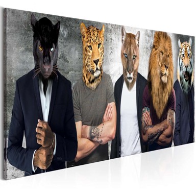 Slika Different Faces Narrow 120x40