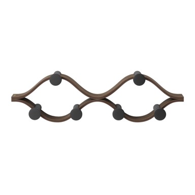  UMBRA Zidna vješalica od masivnog kaučuka u prirodnoj boji Montage