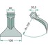 GRANIT Udarni čekić 100 mm fi 20,5 mm za CALDERONI AGRIMASTER RM-64-20 3000548