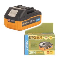 PROCRAFT Akumulatorska baterija 20/4 Turbo, crna