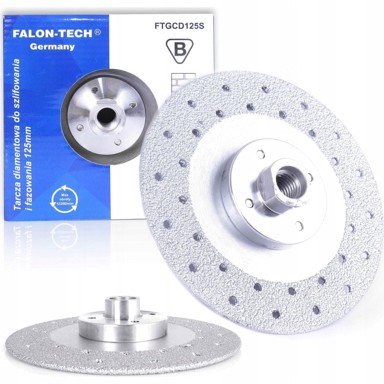 FALON-TECH Dijamantna ploča FTGCD125S, M14, za gres i keramiku, 125 mm