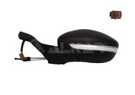 ALKAR Retrovizor Peugeot 208, lijevi, unutarnje podešavanje, žmigavac, 2 pina