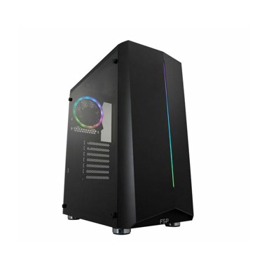 FSP Kućište CMT 151 RGB, crno, bez napajanja