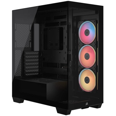 CORSAIR Kućište 3500X LX-R Midi-Tower E-ATX RGB s kaljenim staklom crno