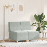 Sofa stolice 2 kom, svjetlosiva