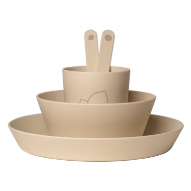 CITRON Set posuđa od bio materijala Lemon, žuti