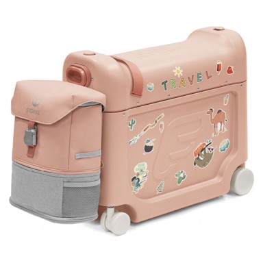 STOKKE Prijenosnii krevetić JetKids™Travel bundle, rozi